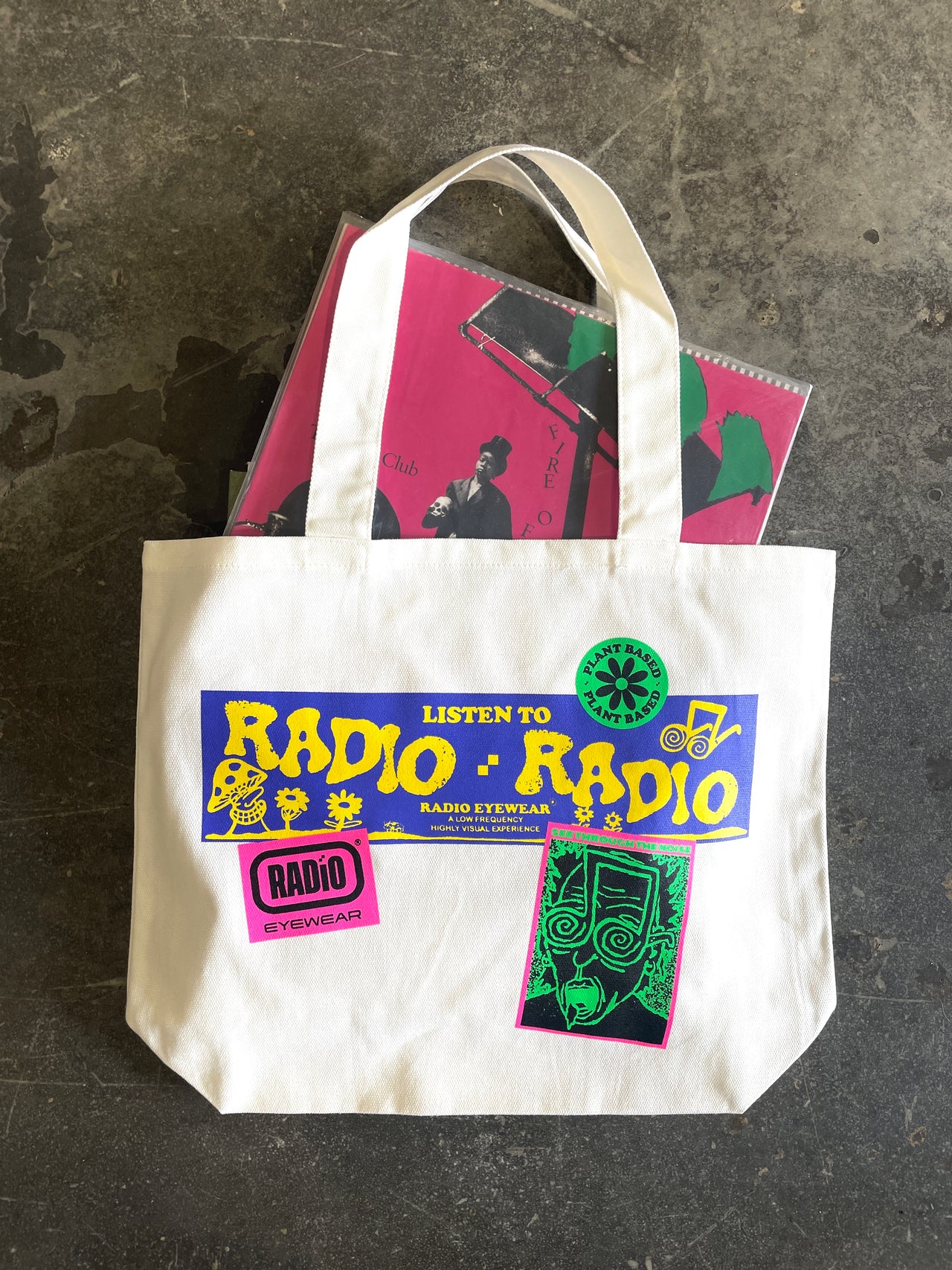 Radio Eyewear Tote Bag