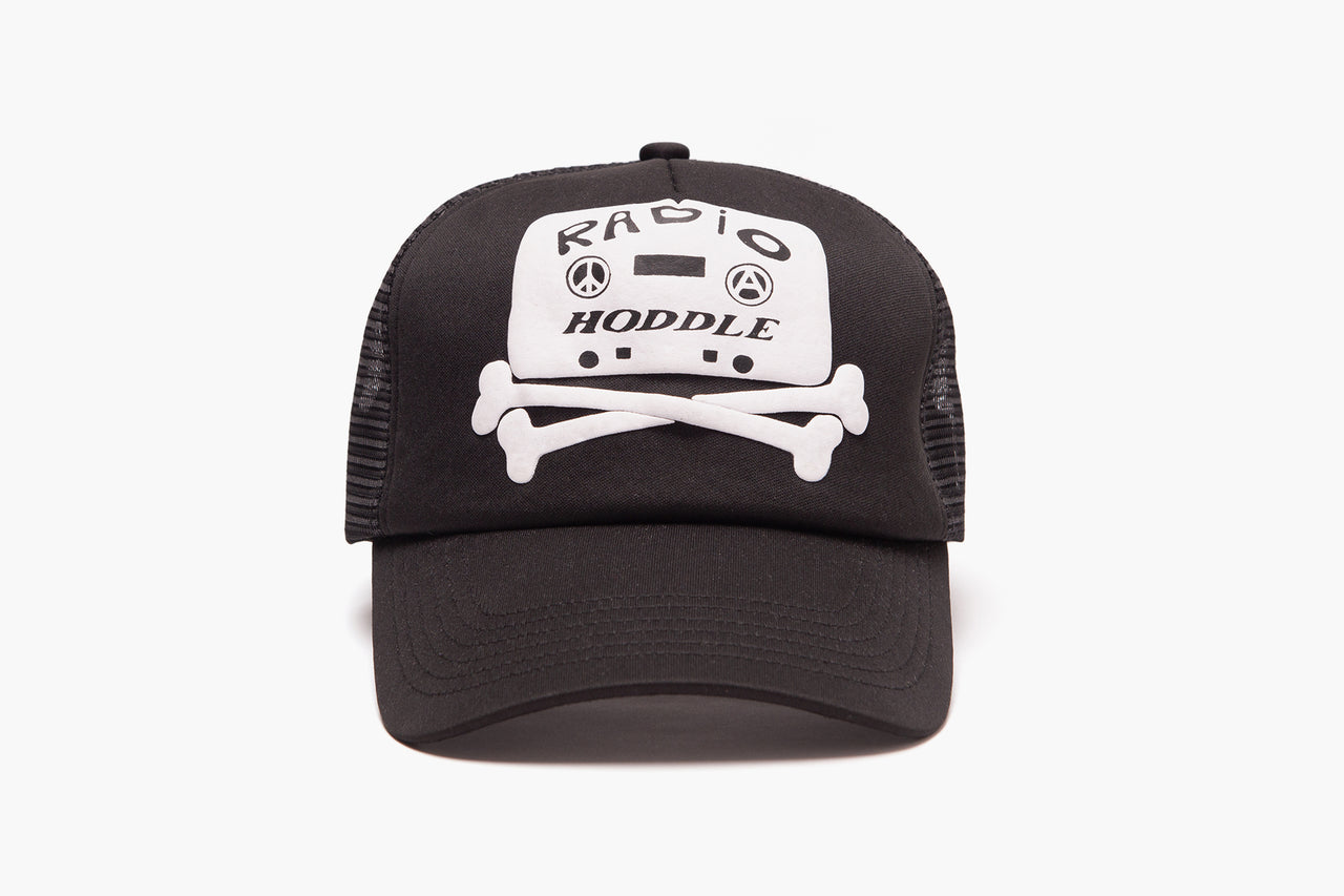 HODDLE X RADIO NO PIRACY TRUCKER CAP