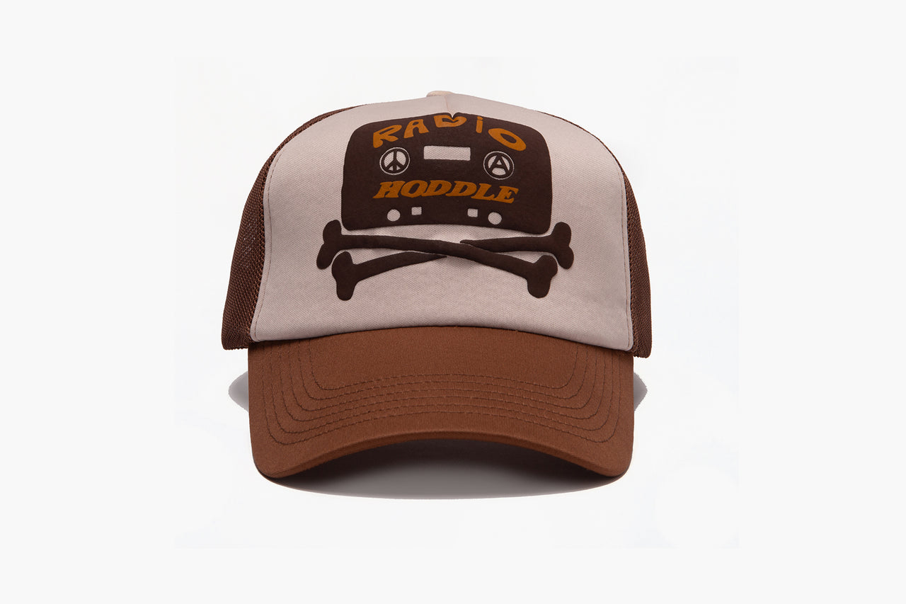 HODDLE X RADIO NO PIRACY TRUCKER CAP